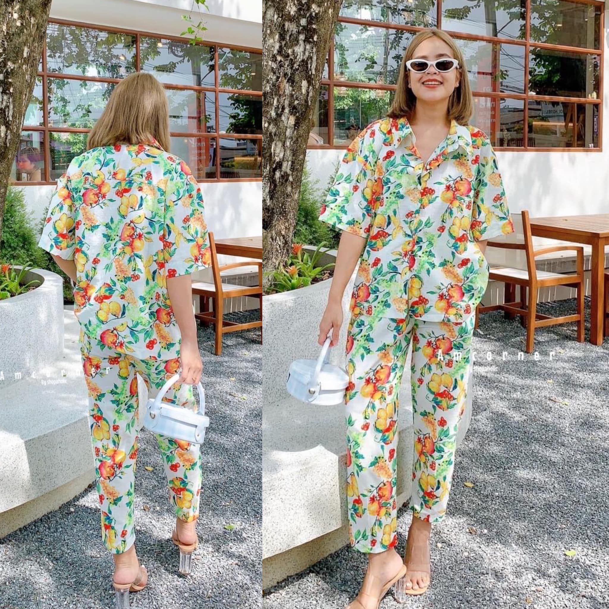 set shirt🔸🔸 ผ้าลินิน เนื้อนิ่ม เนื้อดี ใส่สบาย สินค้าคุณภาพ (พร้อมส่ง)