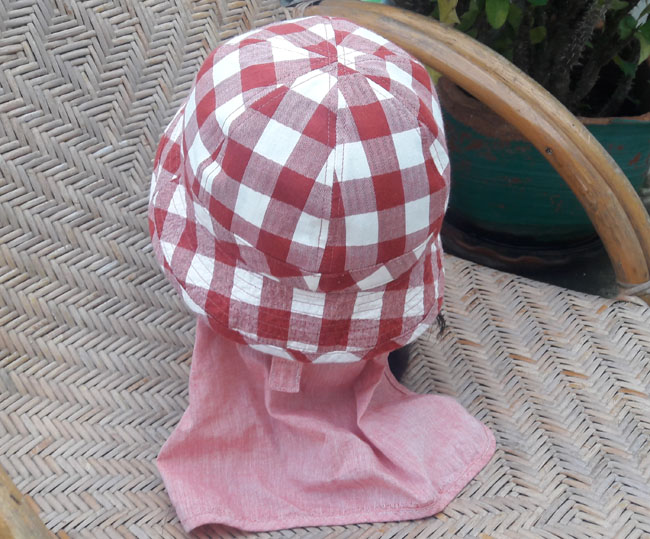 หมวกปีกกว้าง หมวกเด็ก มีผ้าปิดคอกันแดดด้วย