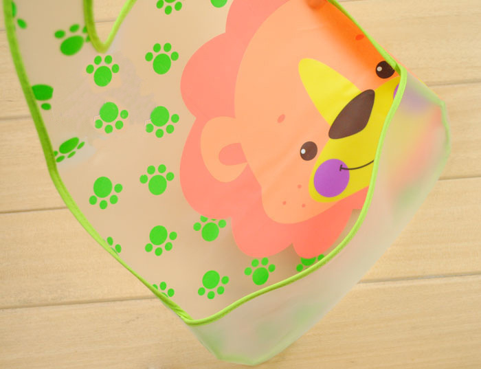 NanaBaby ผ้ากันเปื้อนกินข้าว กันน้ำ PEVA สำหรับเด็กเล็ก 0-3 ขวบ มีช่องรองเศษอาหาร