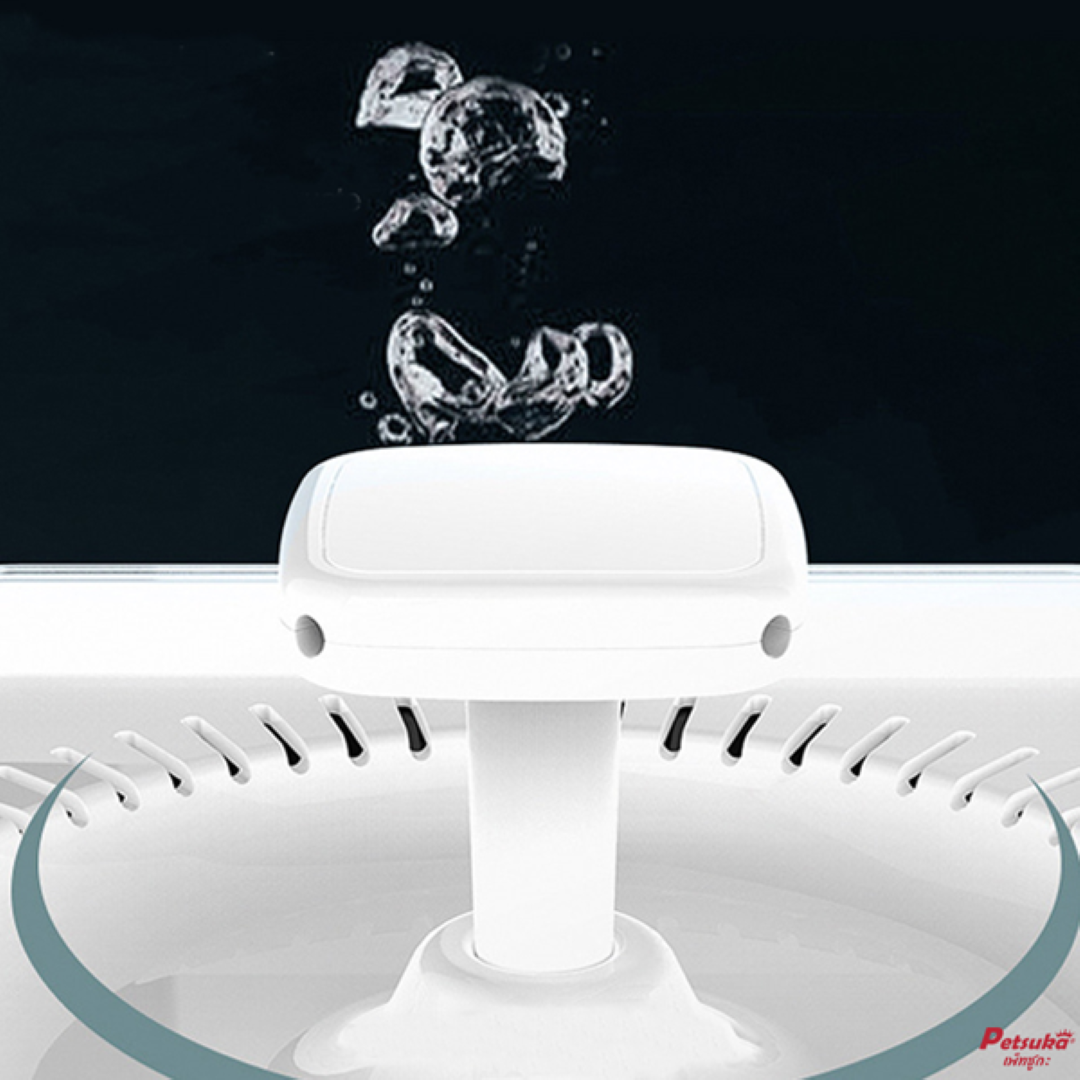 น้ำพุแมว เครื่องให้น้ำสัตว์เลี้ยงอัตโนมัติ Petsuka ขนาด 3 ลิตร