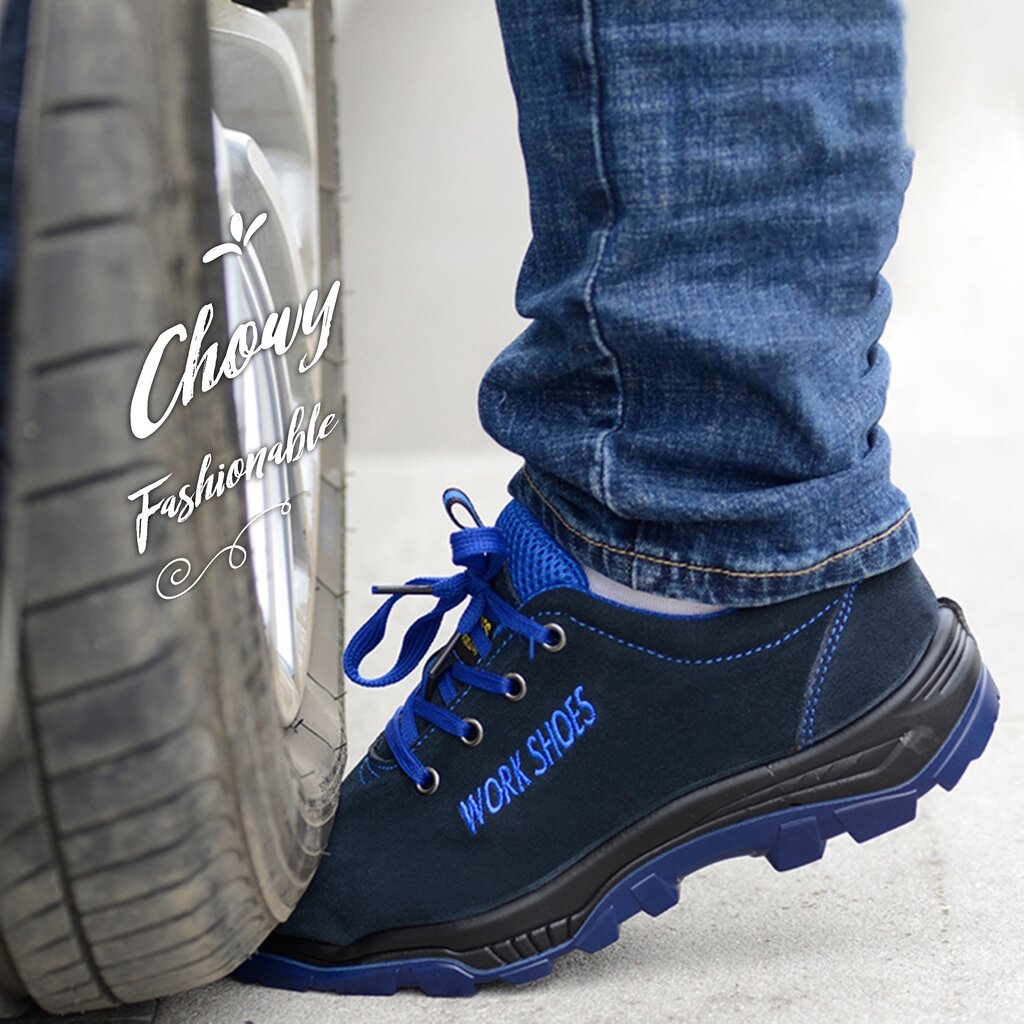 รองเท้าเซฟตี้ 48 49 50 Safety Composite Shoes เซฟตี้ไซส์ใหญ่ KR0992BL