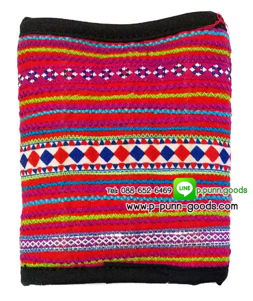 กระเป๋าสตางค์ใบสั้น กระเป๋าสตางค์ผ้าชาวเขา Upcycled