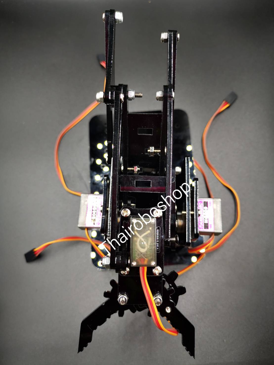 Robot Arm 4 DOF Acrylic (Black)