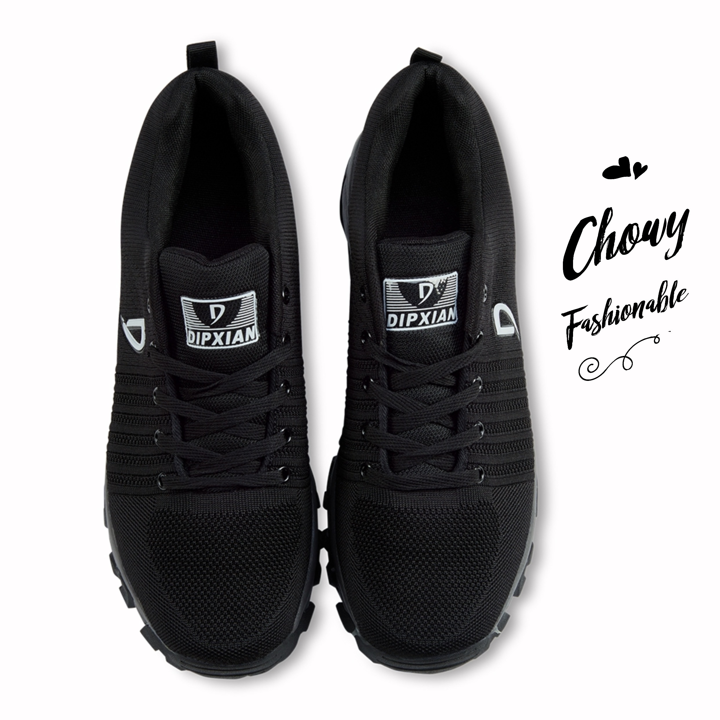 รองเท้าผ้าใบผู้ชายไซส์ใหญ่ 48-54 ผ้าใบชายสีดำไซส์ใหญ่ KR0880BL