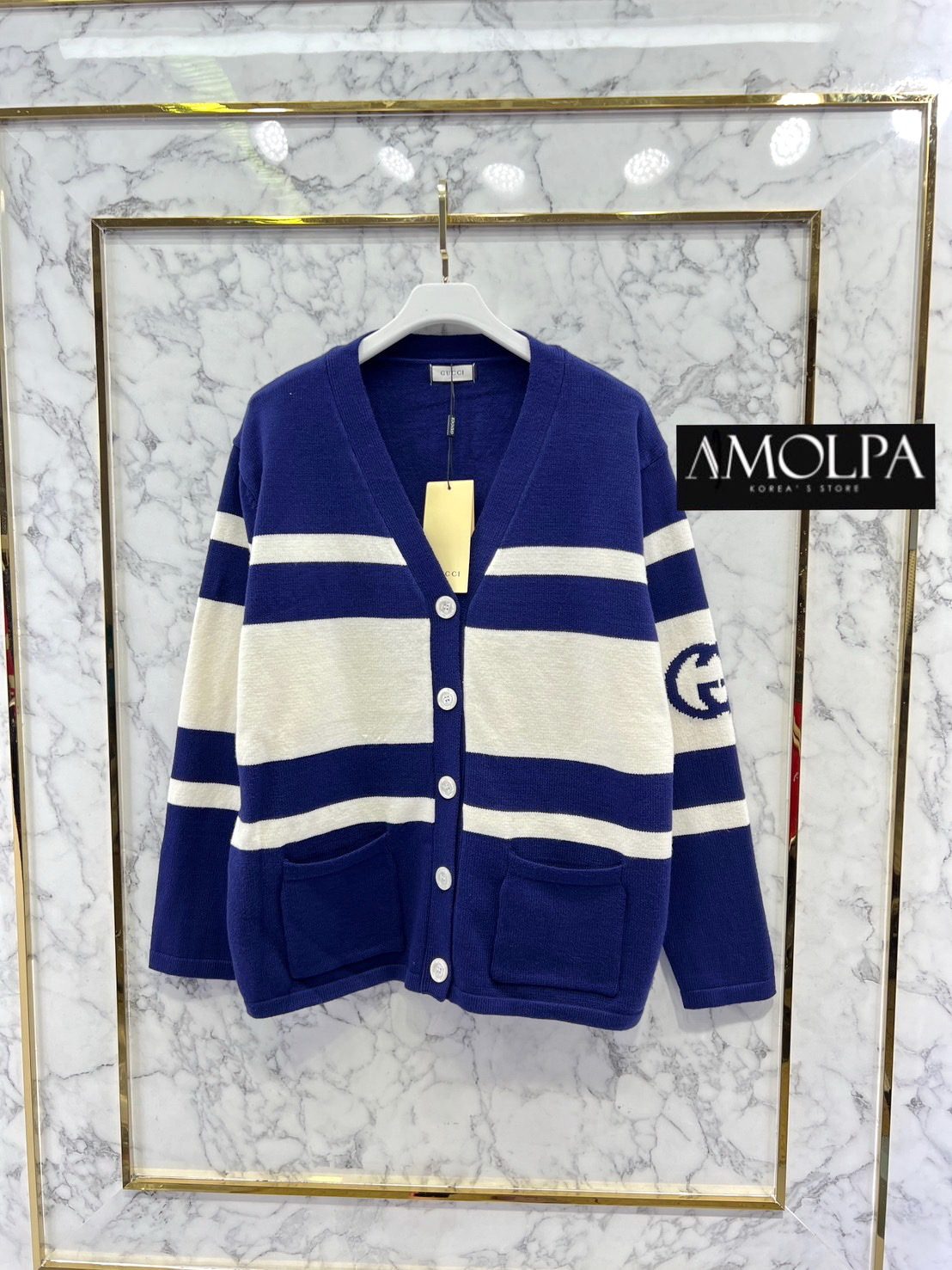 เสื้อไหมพรมคาดิแกน เกรดไฮเอน หนานุ่ม GUCCI KNIT เนื้อผ้าดีม๊าก ผ้าใส่สบายมากกกก ห้ามพลาดเลยนะคะ ใส่สบายสุดๆ : สินค้าคุณภาพ (พร้อมส่ง)