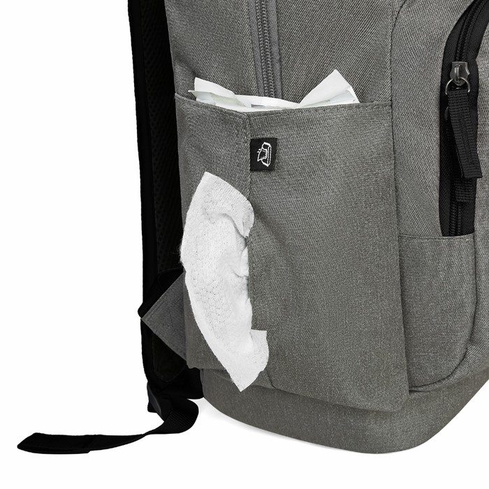 mommore กระเป๋าคุณแม่ กระเป๋าสัมภาระคุณแม่ กระเป๋าแม่ลูกอ่อน ใช้ได้ทั้งคุณแม่ และคุณพ่อ กันน้ำ ทนทาน พร้อมแผ่นรองเปลี่ยนผ้าอ้อม คุณภาพสูง คล้องรถเข็น เหมาะกับการเดินทางมาก (ฺฺGrey)