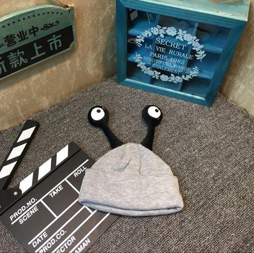 หมวกกันหนาวเด็ก ตาแมลงยื่น น่ารักแสนกวน สำหรับเด็กวัย 1-4 ปี