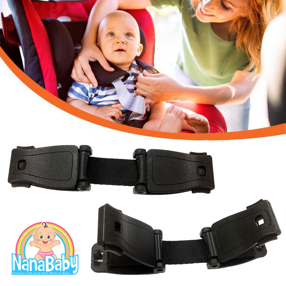 ที่ล็อคสายคาร์ซีท รวบสายเข็มขัด NanaBaby Carseat Chest Clip รุ่นไม่ต้องถอดสาย (เก็บเงินปลายทางได้)