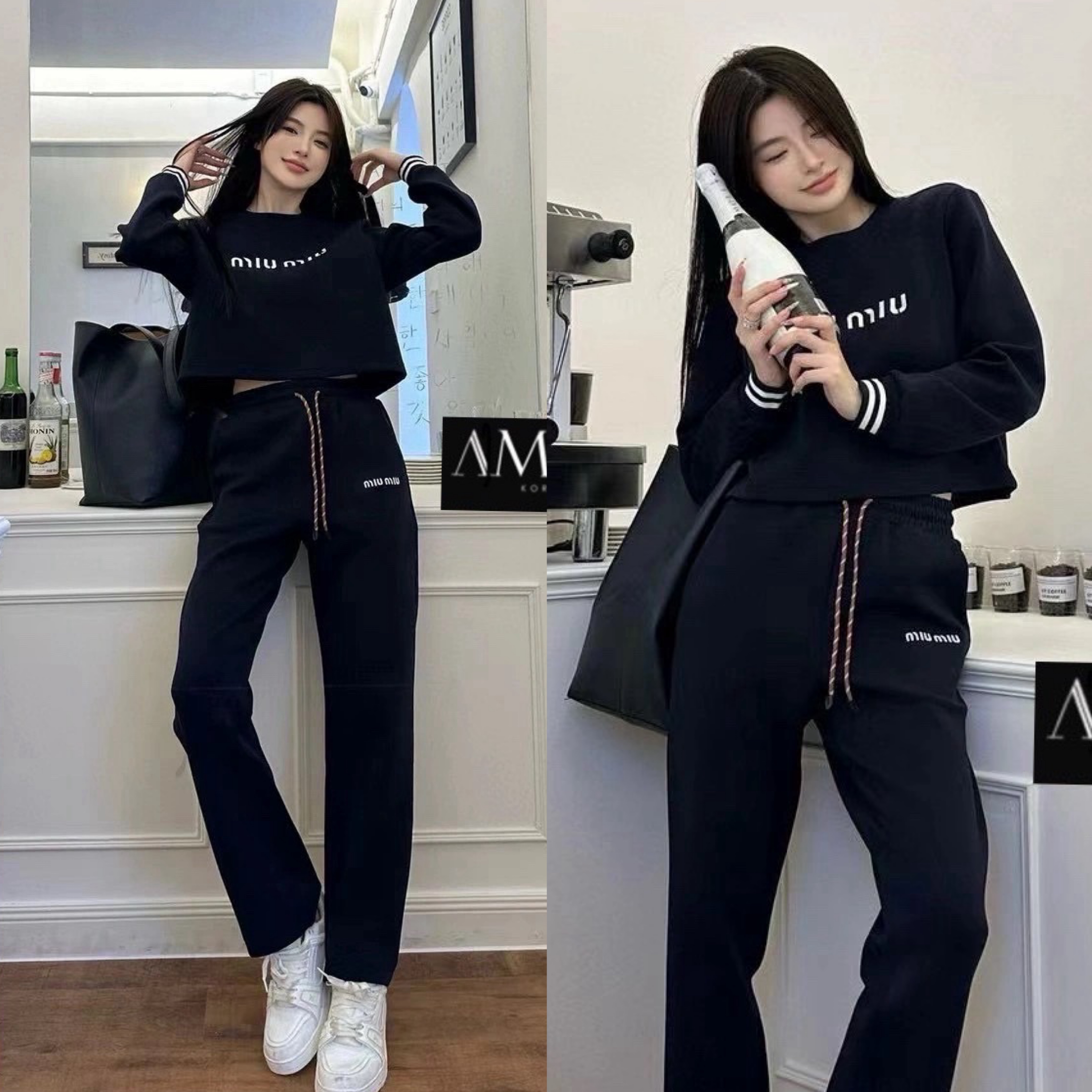 SET MIU MIU งาน hiend งานสวยสุดปังชนช๊อป สวยจี๊ด เนื้อผ้าดีม๊าก ใส่สบายสุดๆ ใส่สบาย : สินค้าคุณภาพ (พร้อมส่ง)