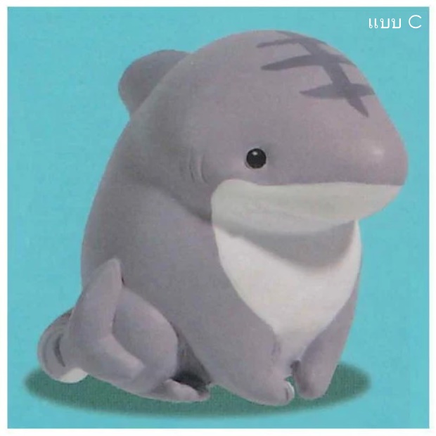 กาชาปองฟิกเกอร์ฉลามในท่าแมว Cat Shark