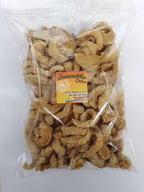 แคบหมู ทอดสำเร็จ ชนิดติดมัน 500 กรัม