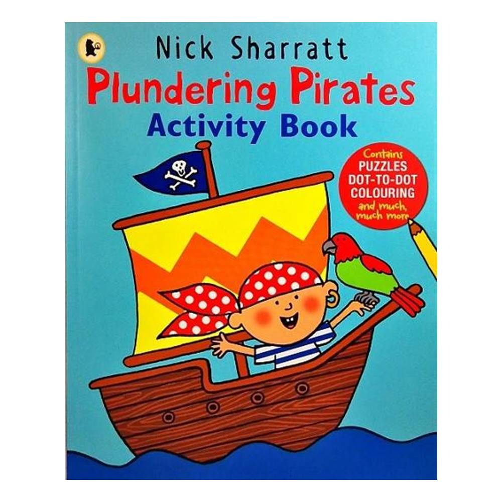 Walker : Nick Sharratt 5 Activity Books Collection เซตหนังสือกิจกรรม ของนิค ชาร์รัทท์ 5 เล่ม : Farm + Space + Princess + Pirates + Fairy Tale
