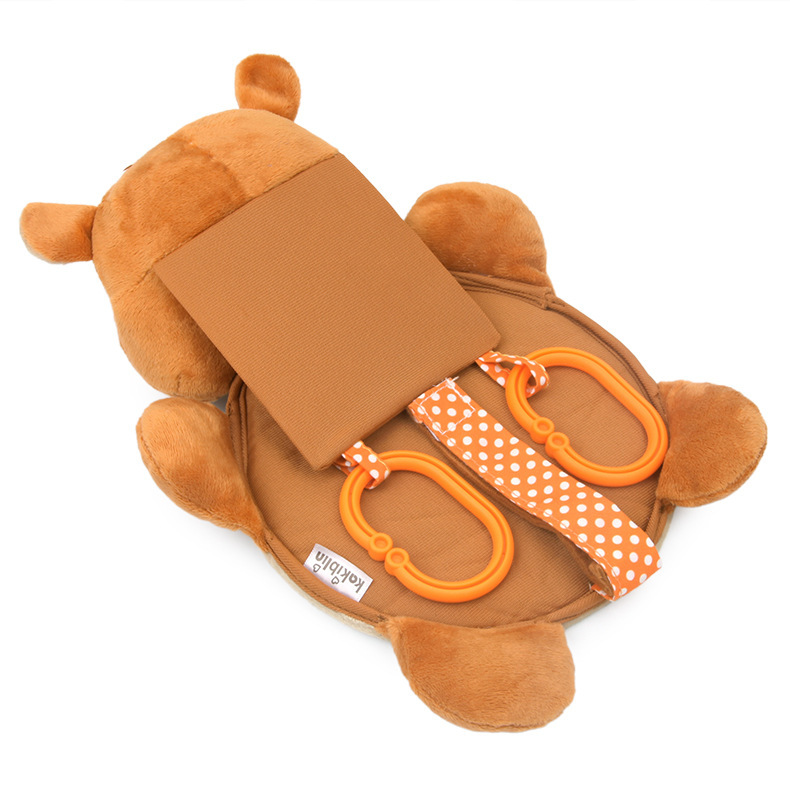 กระจกมองเด็กในรถ กระจกมองหลังติดเบาะรถสำหรับเด็กนั่งคาร์ซีท รูปตุ๊กตาวัว/หมี/เพนกวิน