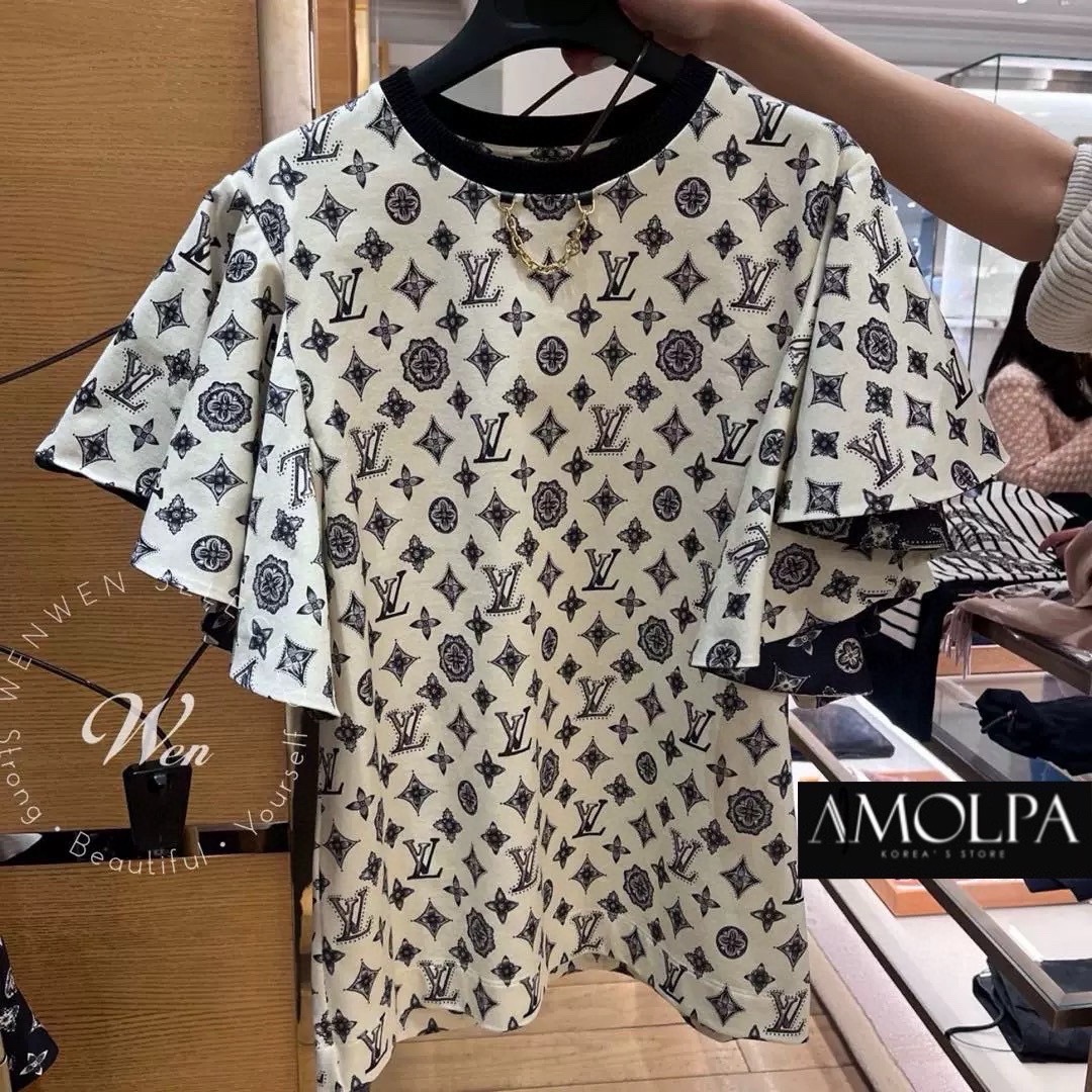 เสื้อยืด LV งานน่ารักมาก ผ้า ใส่สบายมากก ใส่สบาย : สินค้าคุณภาพ (พร้อมส่ง)