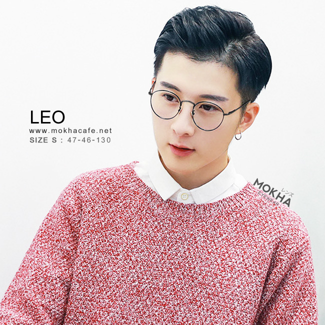 [pre-order] แว่นกันแดด LEO - green กรอบโลหะ ทรงกลม กว้าง 130 มม.(sizeS)