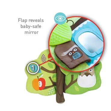 หนังสือผ้ารูปทรงต้นไม้ SKK Baby Treetop Friends Soft Activity Book