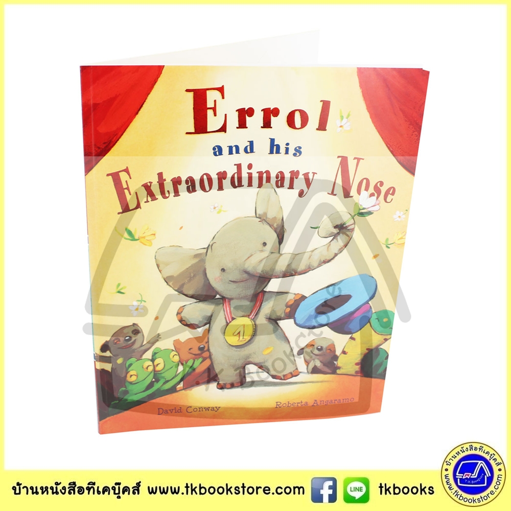 Errol and His Extraordinary Nose เอิร์โรลและจมูกพิเศษ หนังสือภาพปกอ่อนเล่มโต นิทานภาษาอังกฤษ