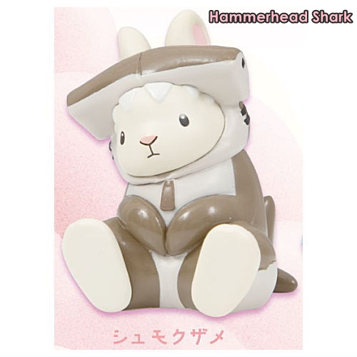 กาชาปองฟิกเกอร์กระต่าย X ฉลาม Shark Usagi Mascot Figure