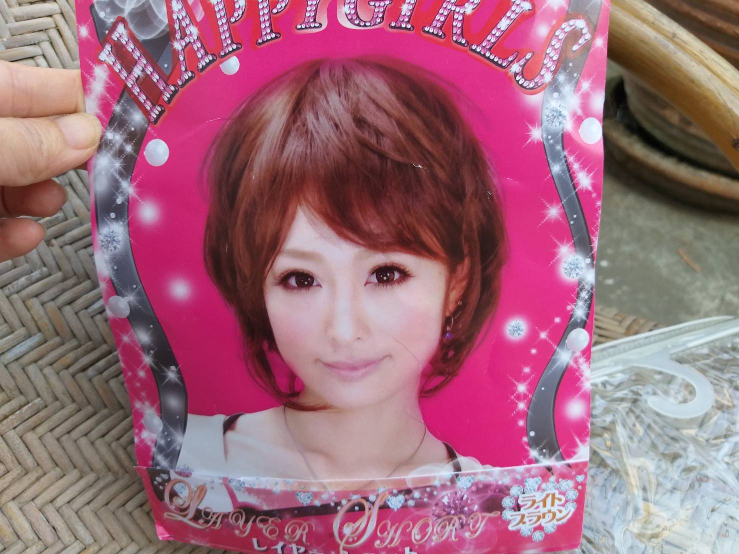 วิกผมสั้นวอลลุ่ม สีบรอนด์ทอง น่ารักมากกก