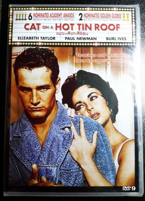 (DVD) Cat on a Hot Tin Roof (1958) แมวบนสังกะสีร้อน