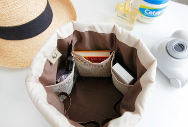 กระเป๋าเครื่องสำอางขนาดใหญ่ มาพร้อมกระเป๋าแยกขนาดเล็ก และถุง PVC ใส่แปรงแต่งหน้า (Travel Dresser Pouch)