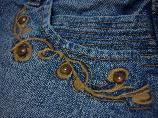 #2กระโปรงยีนส์แบรนด์ Gunit สวยมาก 34.5-39-13