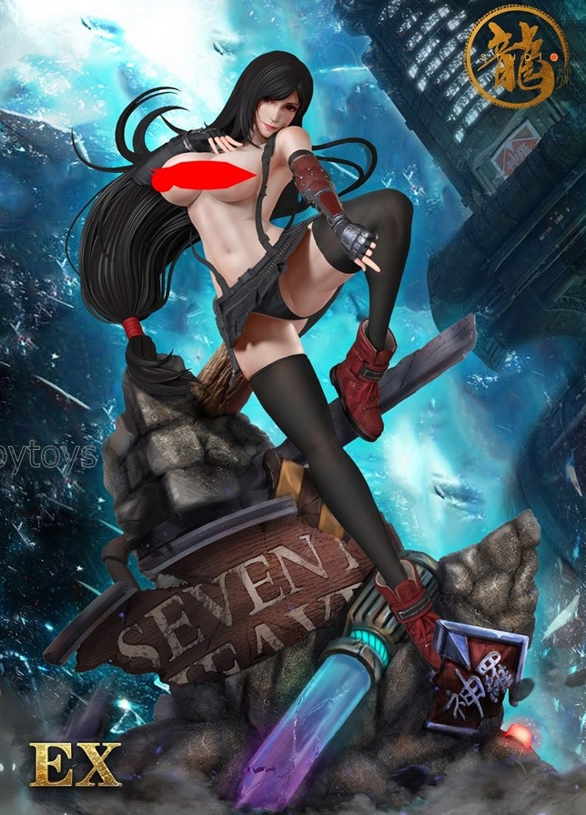 พร้อมส่ง EX Ver. Dragon Studio Tifa Lockhart Final Fantasy Remake ไฟ LED base +ถอดชุดได้ ราคา19500-20,500 THB
