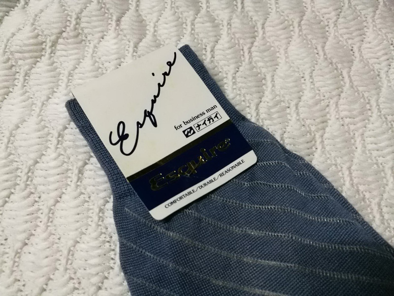 ถุงเท้าชาย ESQUIRE เนื้อดีมาก สีเทา