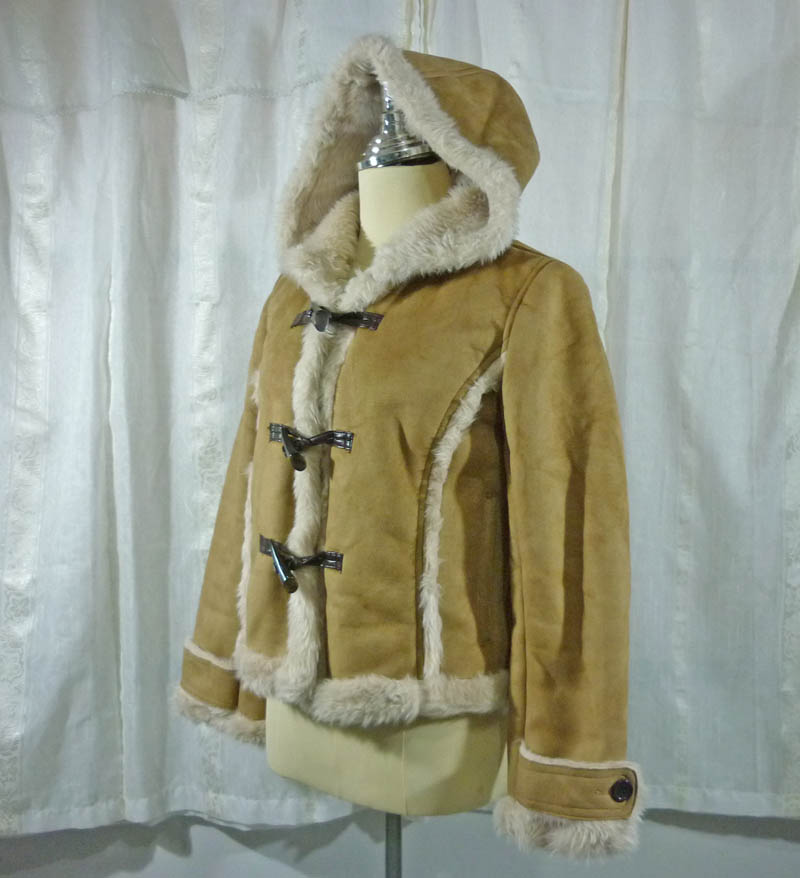 โค้ทชามัวร์บุขนอุ่นติดลบ SzS-M สวยมากก