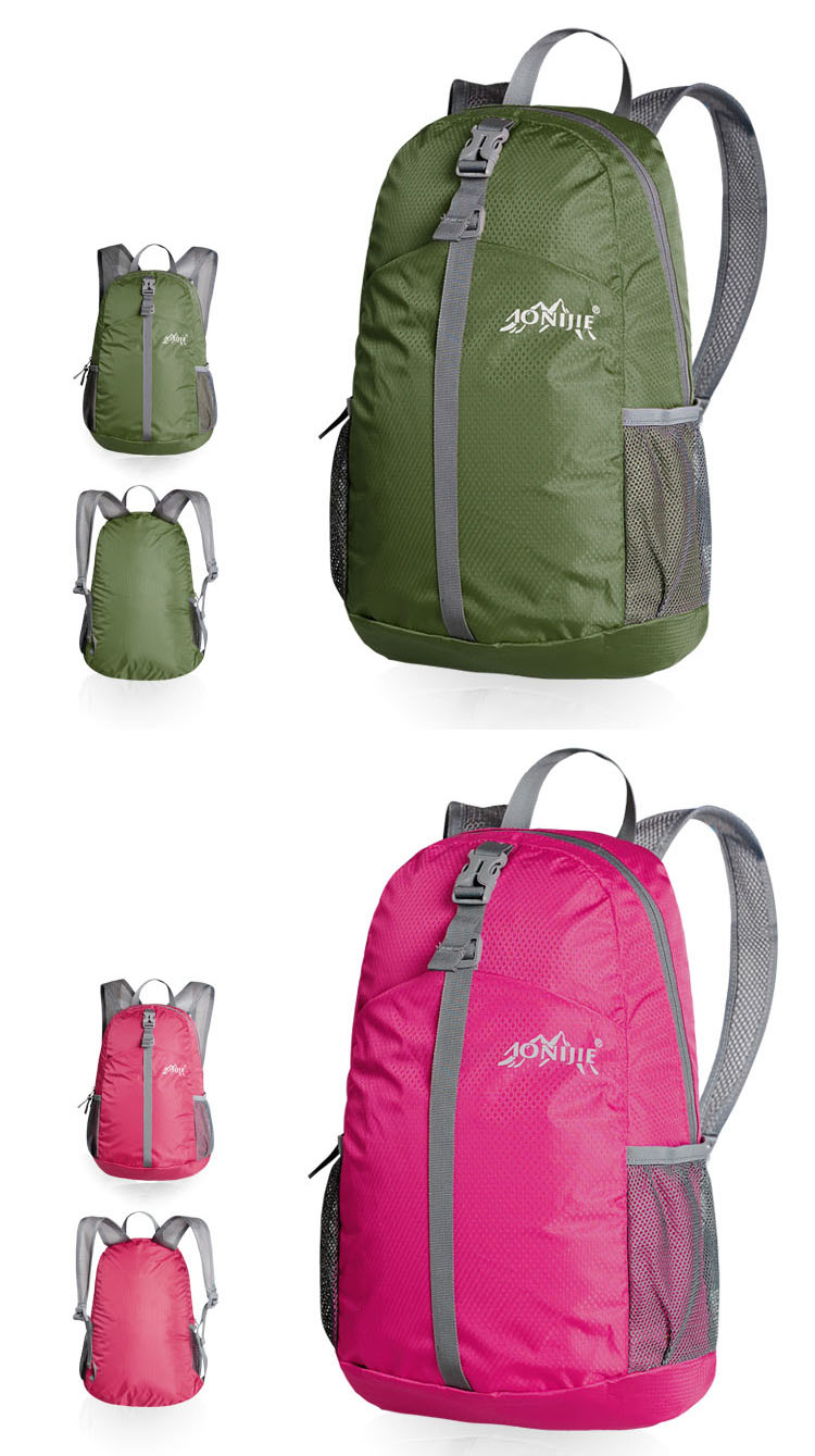 กระเป๋าเป้พับเก็บได้ รุ่นใหม่ สะพายหลังได้ น้ำหนักเบา พกพาสะดวก ทำจากไนล่อนคุณภาพสูง กันน้ำ ทนทาน เหมาะสำหรับเดินทาง และทำกิจกรรมโปรด (Lightweight Foldable Waterproof Backpack)