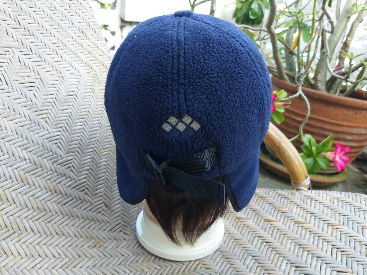 หมวกแก๊ปผ้าฟลีซหนา mont-bell ปิดหูได้ อุ่นมาก