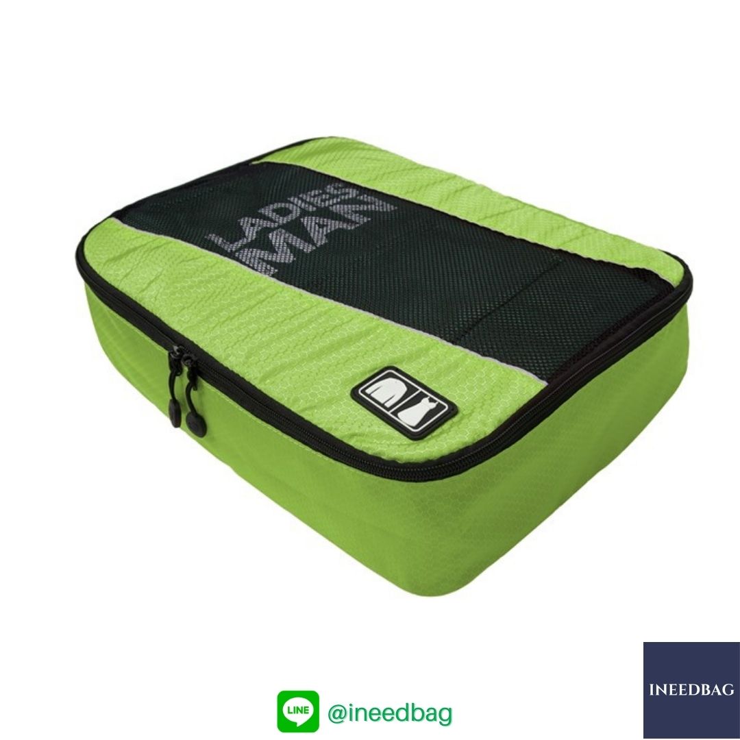 Bagsmart กระเป๋าจัดระเบียบเดินทาง 4 ใบต่อชุด ใส่เสื้อผ้า ชั้นใน ถุงเท้า เข็มขัด (ฺGreen) (Bagsmart Packing Cubes 4-Pcs Travel Organizer)