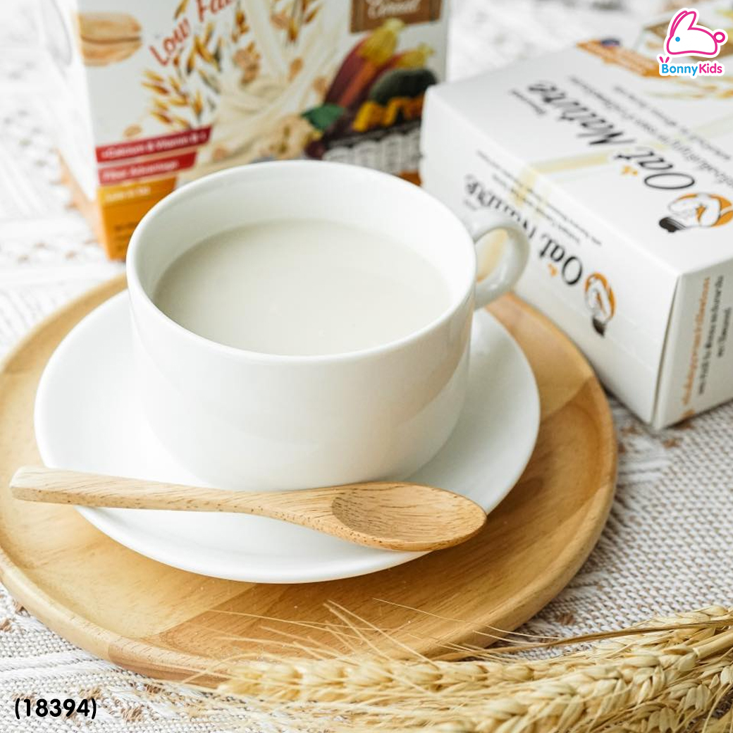 (18394) Oat Nature เครื่องดื่มธัญญาหารบำรุงน้ำนม เครื่องดื่มข้าวโอ๊ตสำหรับคุณแม่ อร่อย ทานง่าย (1กล่อง / 10 ซอง)