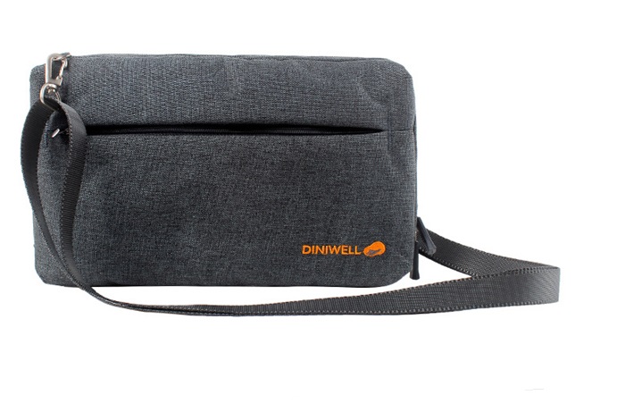 DINIWELL กระเป๋าสะพายข้าง ขนาดกลาง พาดลำตัว กันน้ำ ช่องเยอะ คุณภาพดี สายสะพายเงาสวย มี 5 สีให้เลือก