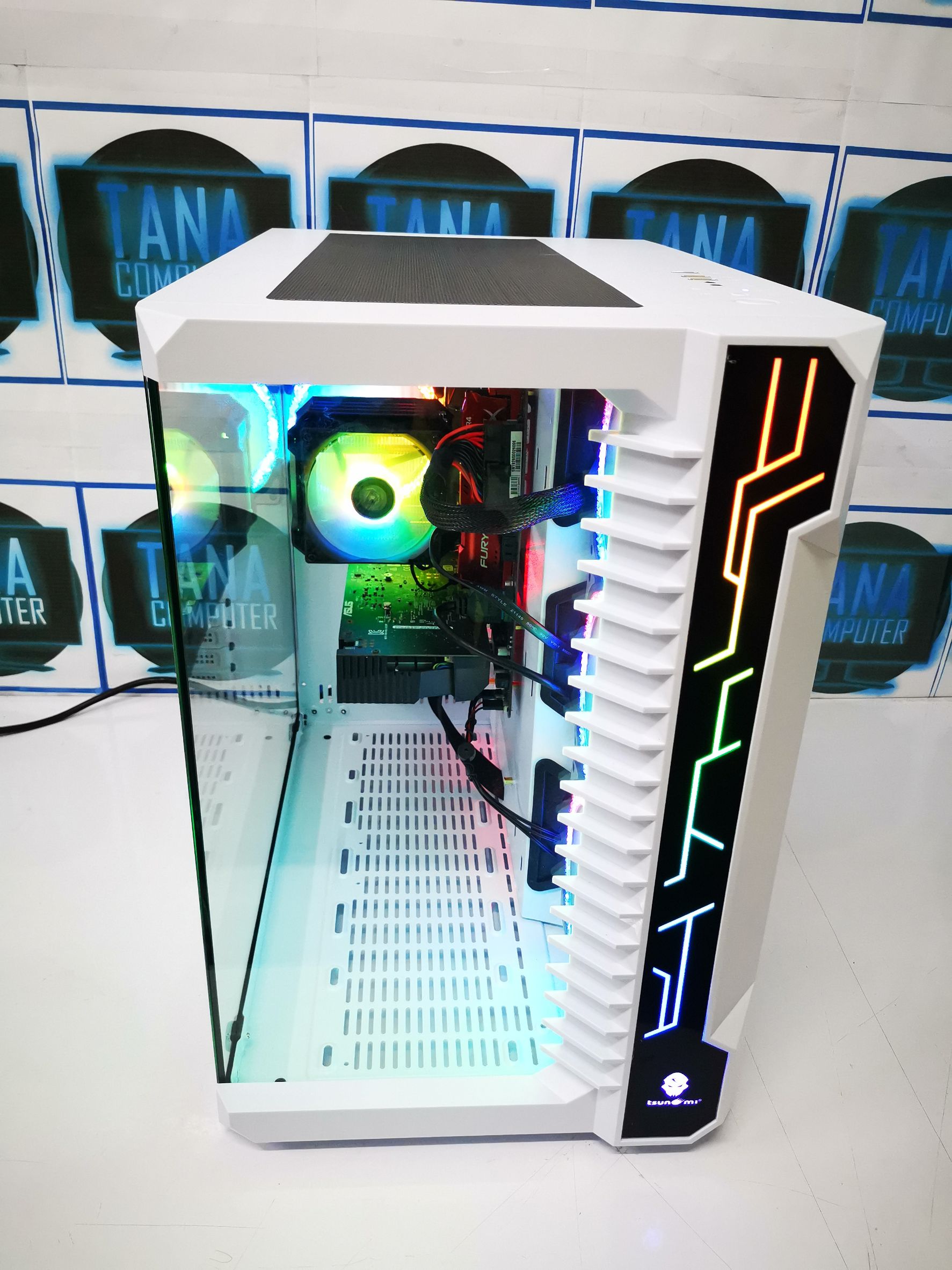 (16,900)คอมประกอบทำงาน เล่นเกมส์ Intel I5 Gen9 Ram16gb SSD480GB GTX1050Ti 4GB