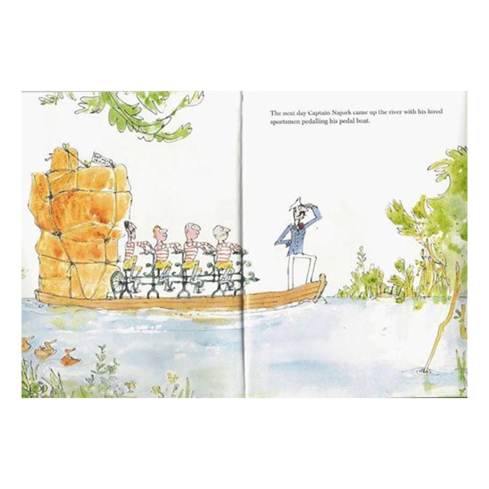 Russell Hoban & Quentin Blake : How Tom Beat Captain Najork and his hired Sportsmen : Fancy That! Astonishing Story from the imagination นิทานปกแข็ง เควนติน เบลค์ ทอมกับกัปตันนาโจค