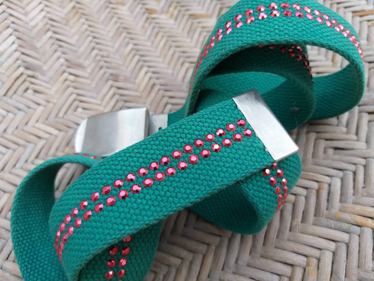 เข็มขัดเชือกถัก ผ้า canvas เก๋สุดๆ