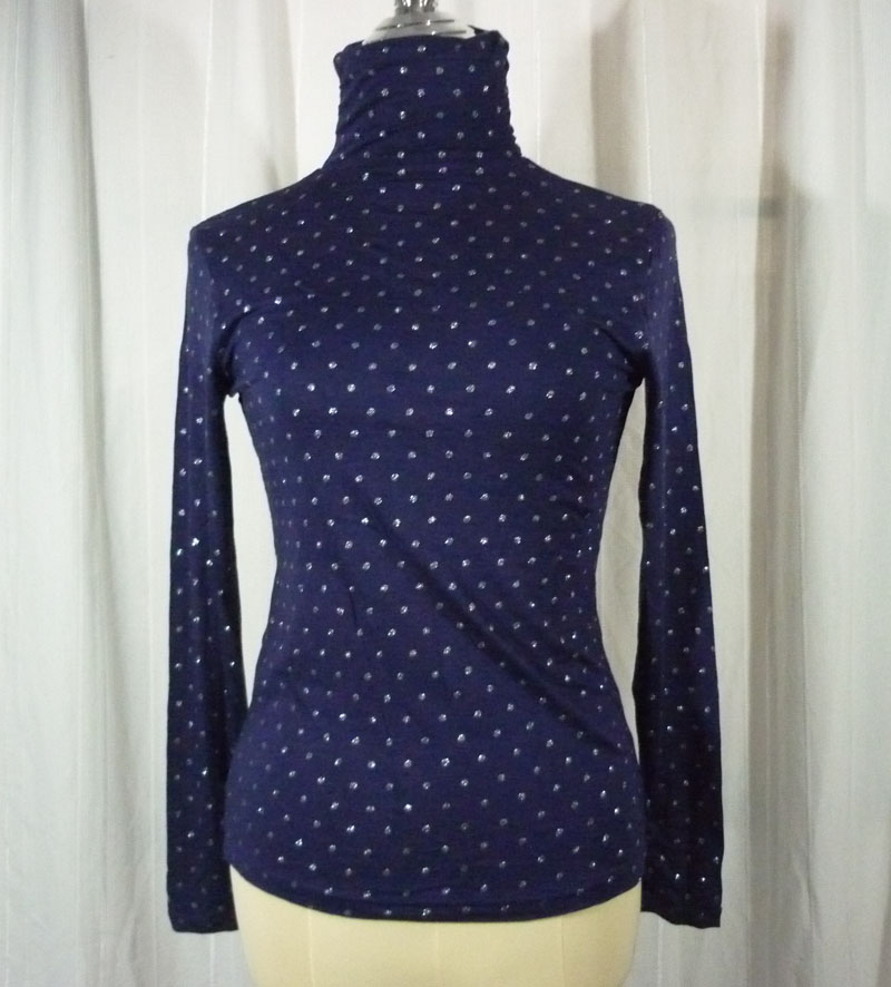 เสื้อฮีทเทคหญิง ม่วงกากเพชร TOPVALU (ของใหม่)