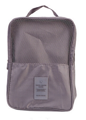 กระเป๋าใส่รองเท้าสำหรับเดินทาง กันน้ำได้ ถือพกพาสะดวก มี 6 สีให้เลือก