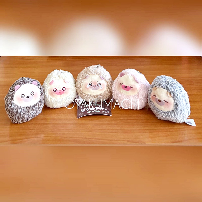 กาชาปองตุ๊กตาเม่นแคระ Chill Time with the Hedgehog Plush Toys