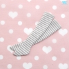 พร้อมส่ง Thigh-High Socks / Mini (Gray & White Stripes)