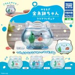 กาชาปองโมเดลโหลปลาทอง Warurugi Goldfishbowl-chan Clear Figure