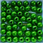 APEARL-8gn มุกอะคลีลิกทรงกลม ขนาด 8 มิล. สีเขียวเข้ม (10 กรัม/40 ชิ้น)