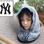 ปลอกคอกันหนาว+ฮู้ด NY แท้ บุขนหมีสุดนุ่ม อุ่นมากๆ