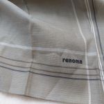 ผ้าเช็ดหน้าชาย แบรนด์เนม renoma ผ้าสวยผืนนี้