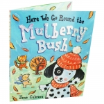 Here We Go Round the Mulberry Bush พวกเราวิ่งอยู่รอบพุ่มมัลเบอร์รี่ นิทานภาพ หนังสือภาพ หนังสือภาษาอังกฤษ