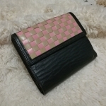 กระเป๋าสตางค์หนังแท้ น่ารักมาก ช่องเยอะะะะ