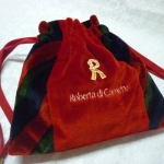 ถุงกำมะหยี่ Roberta di Camerino สวยมาก /ของใหม่/