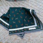 ผ้าเช็ดหน้าชาย HUIS TEN BOSCH ลายม้าสวยมาก