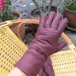 ถุงมือหนังแท้บุขนสัตว์ อุ่นติดลบ